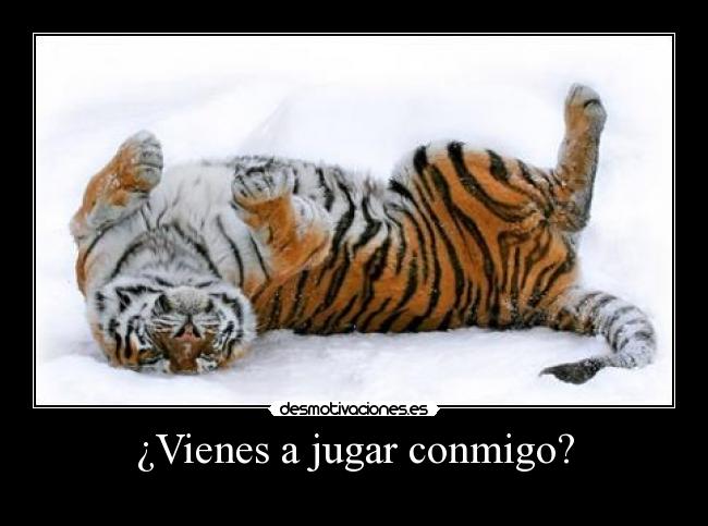 ¿Vienes a jugar conmigo? - 