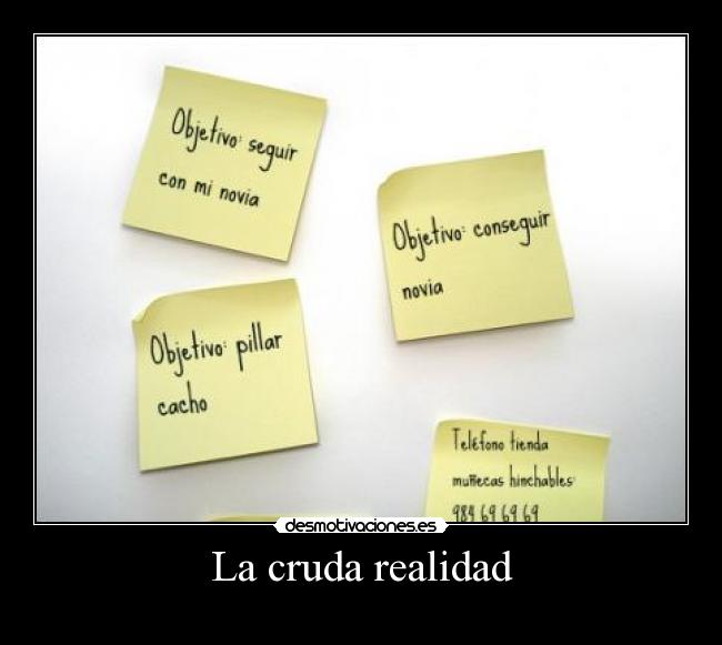 La cruda realidad -