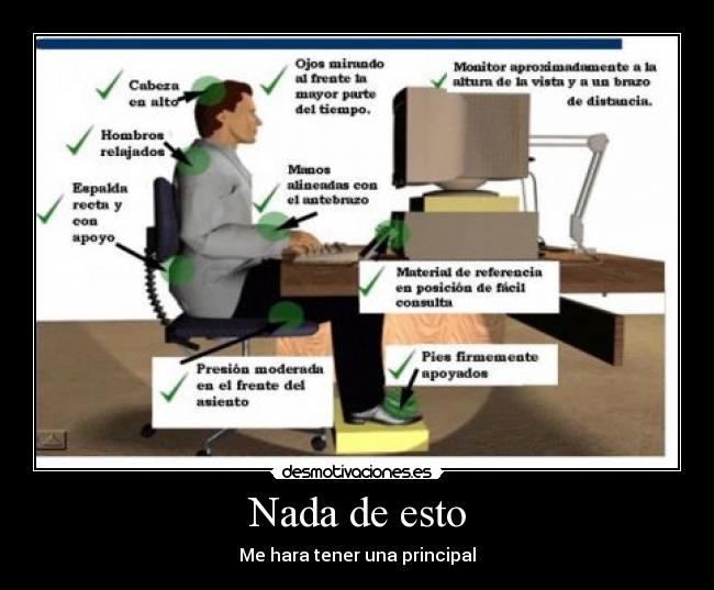 Nada de esto - Me hara tener una principal