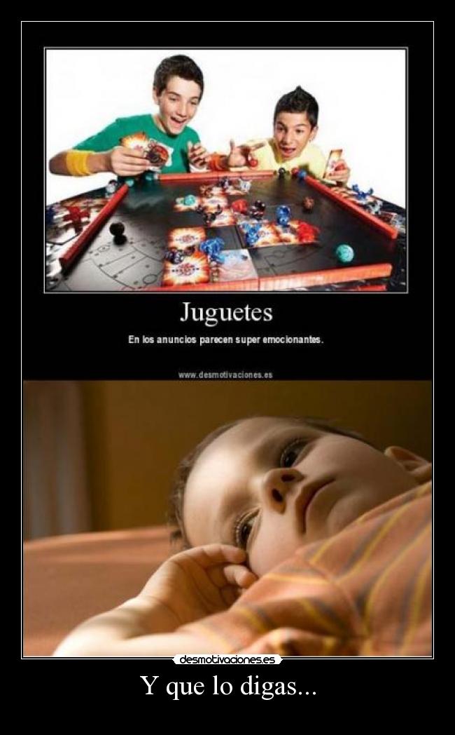 Y que lo digas... - 