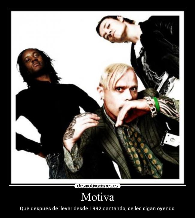 carteles thr prodigy keith flint desmotivaciones