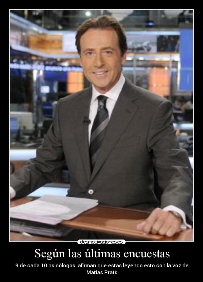 Según las últimas encuestas -