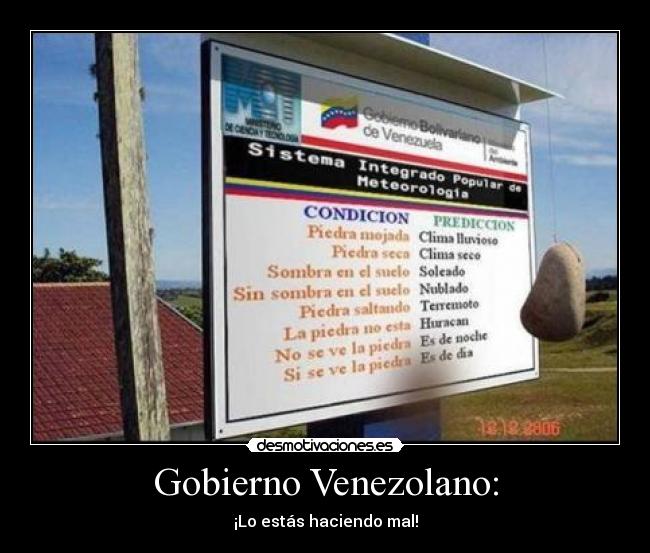 Gobierno Venezolano: -