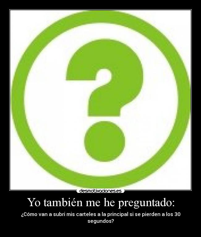 Yo también me he preguntado: -