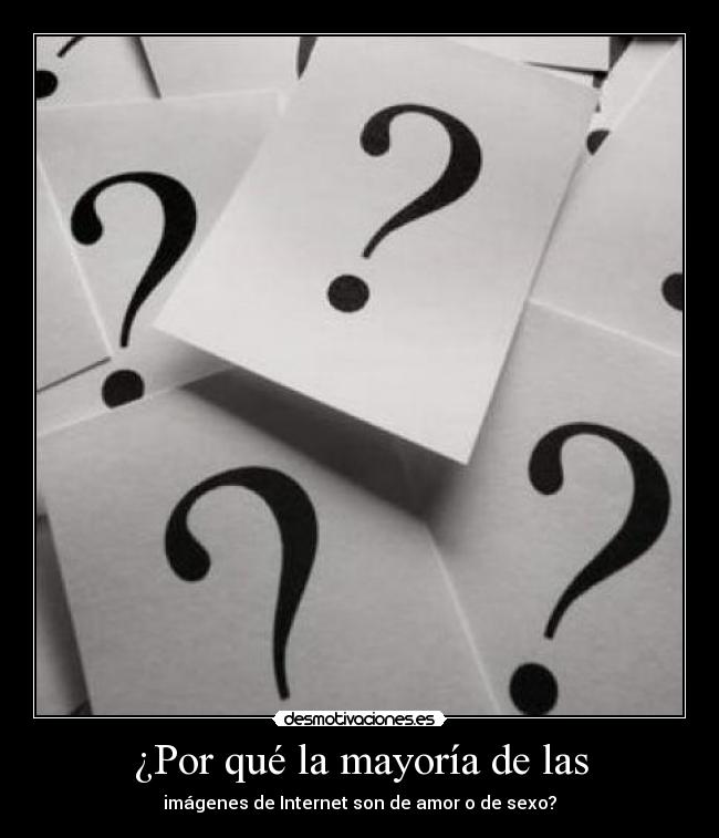 ¿Por qué la mayoría de las - 