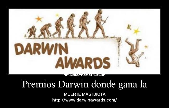 carteles darwin desmotivaciones