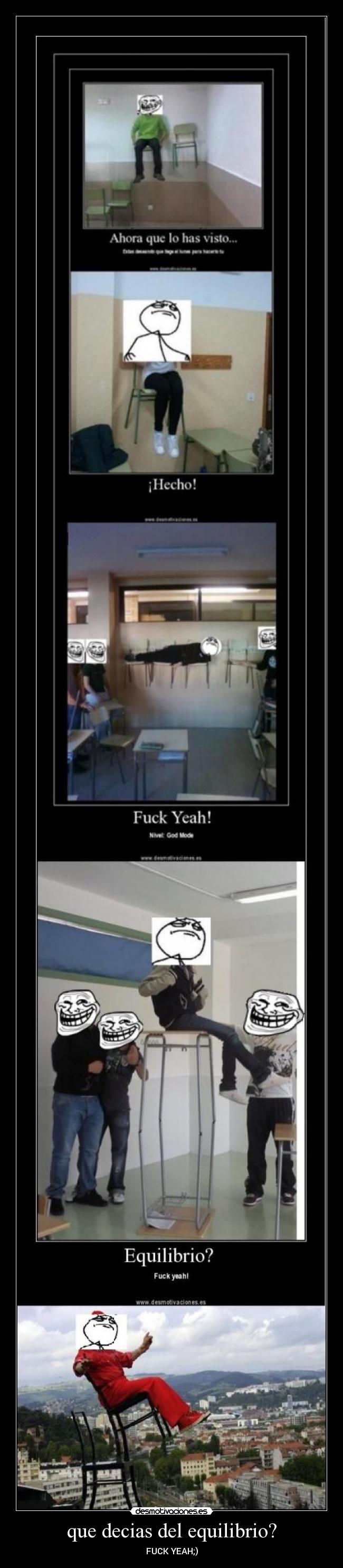 que decias del equilibrio? -