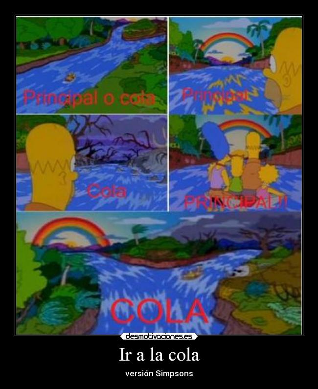 carteles cola simpson principal desmotivaciones
