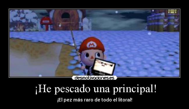 ¡He pescado una principal! -