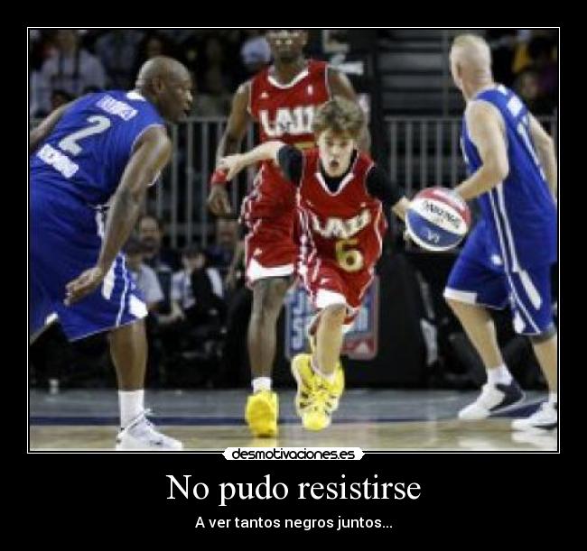 No pudo resistirse -