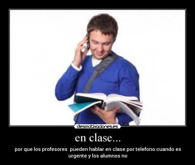 en clase... -