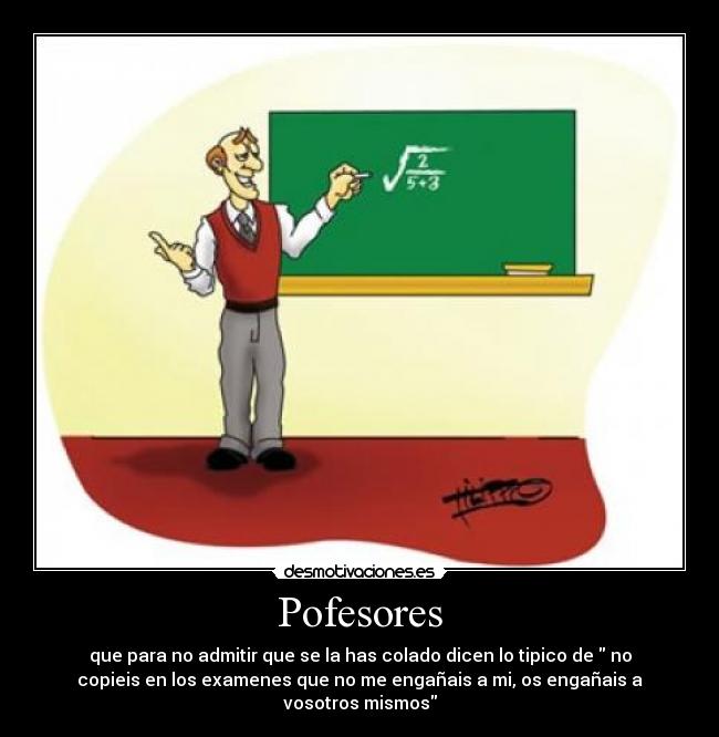 Pofesores - 