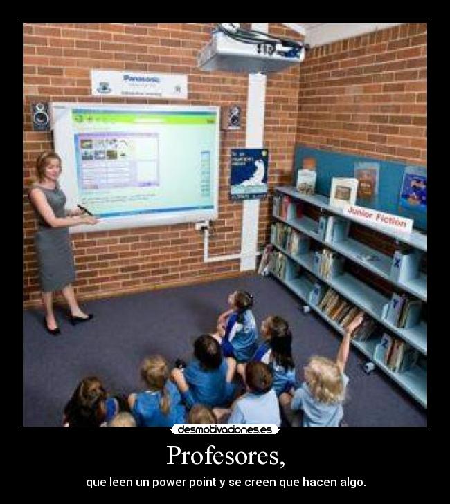 Profesores, - 