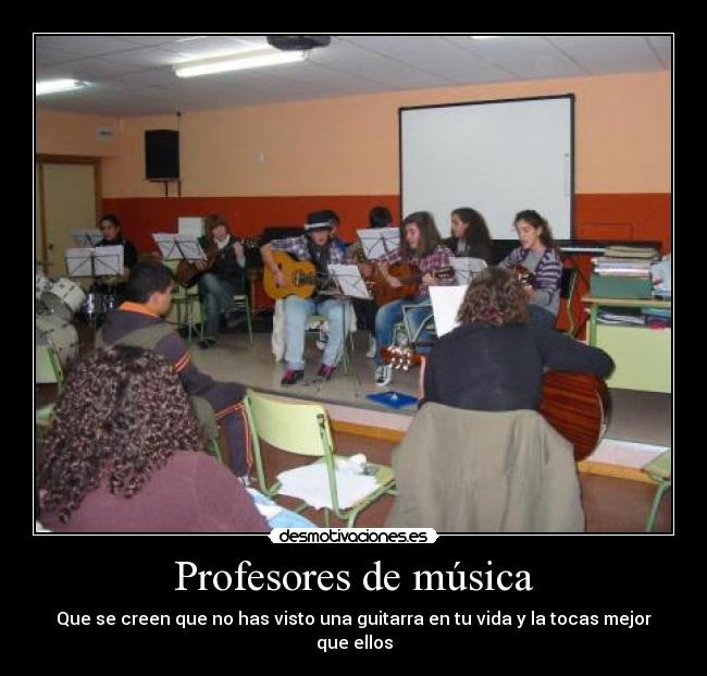 Profesores de música - 