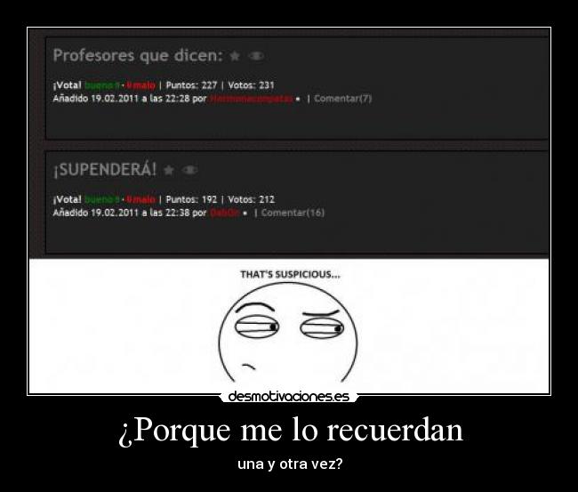 ¿Porque me lo recuerdan - 