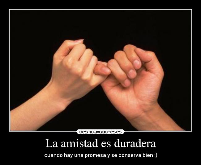 La amistad es duradera - 