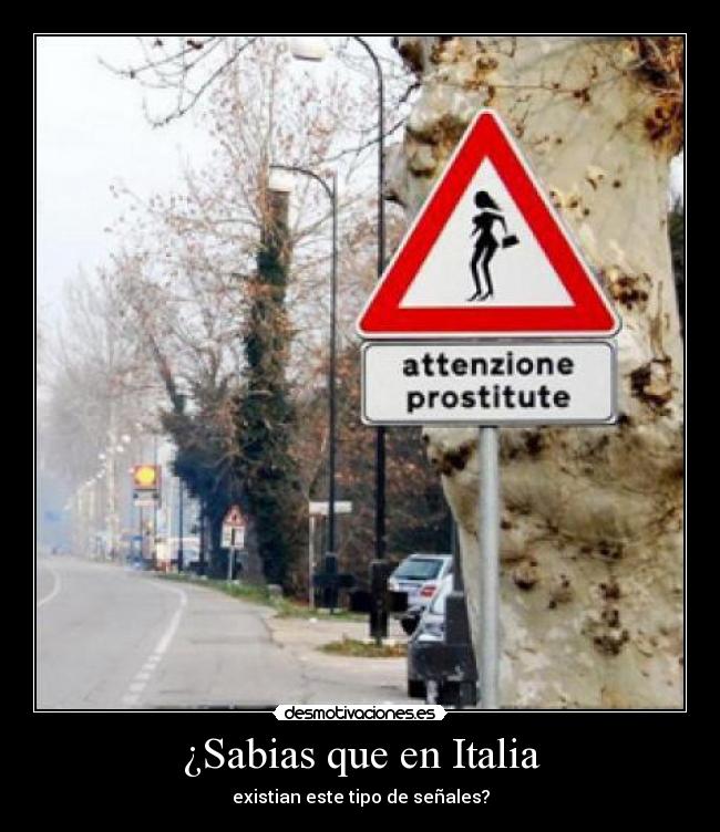 ¿Sabias que en Italia - 