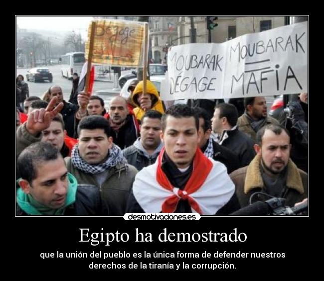 Egipto ha demostrado -