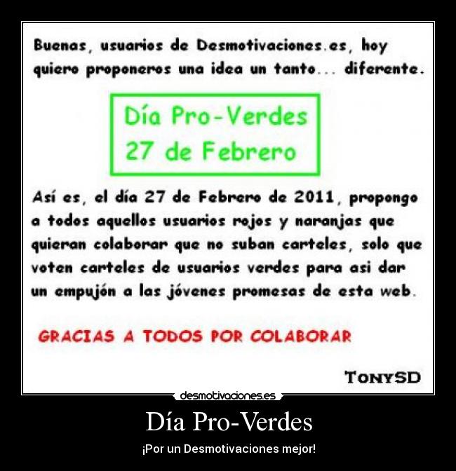 Día Pro-Verdes - 