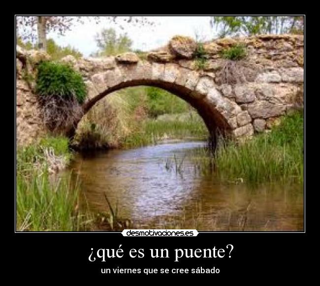 ¿qué es un puente? -