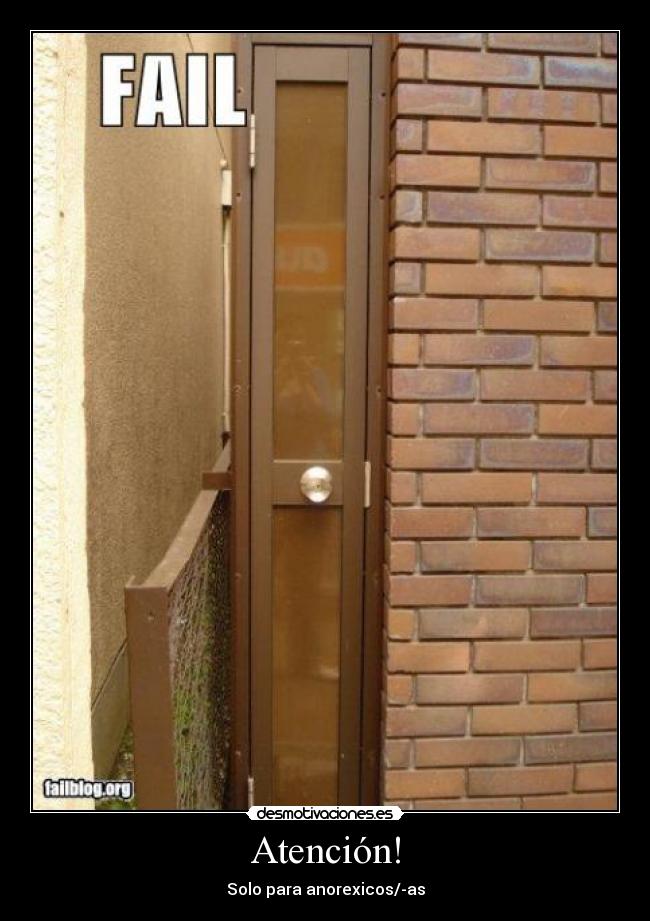 Atención! - Solo para anorexicos/-as