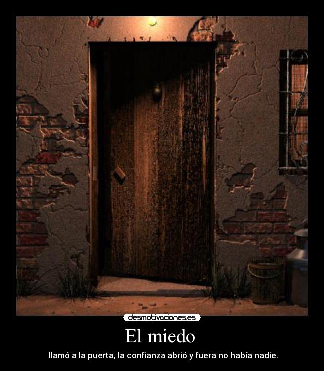 El miedo  - 
