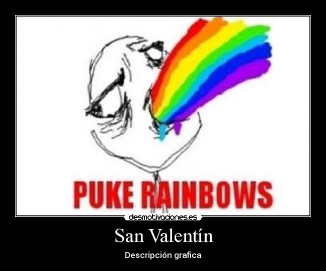 San Valentín - Descripción grafica