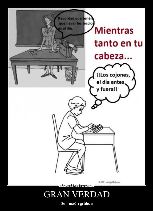 GRAN VERDAD - Definición gráfica