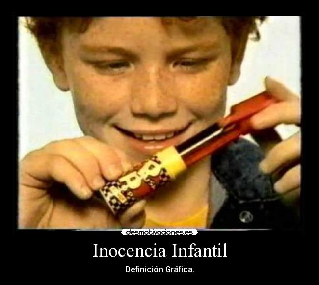 Inocencia Infantil - Definición Gráfica.