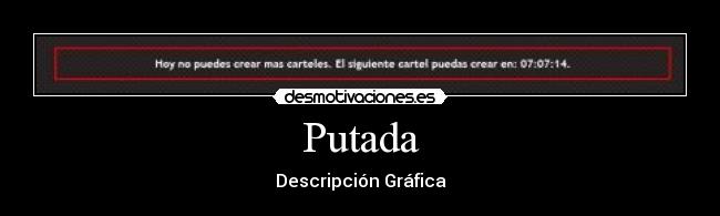 Putada - Descripción Gráfica