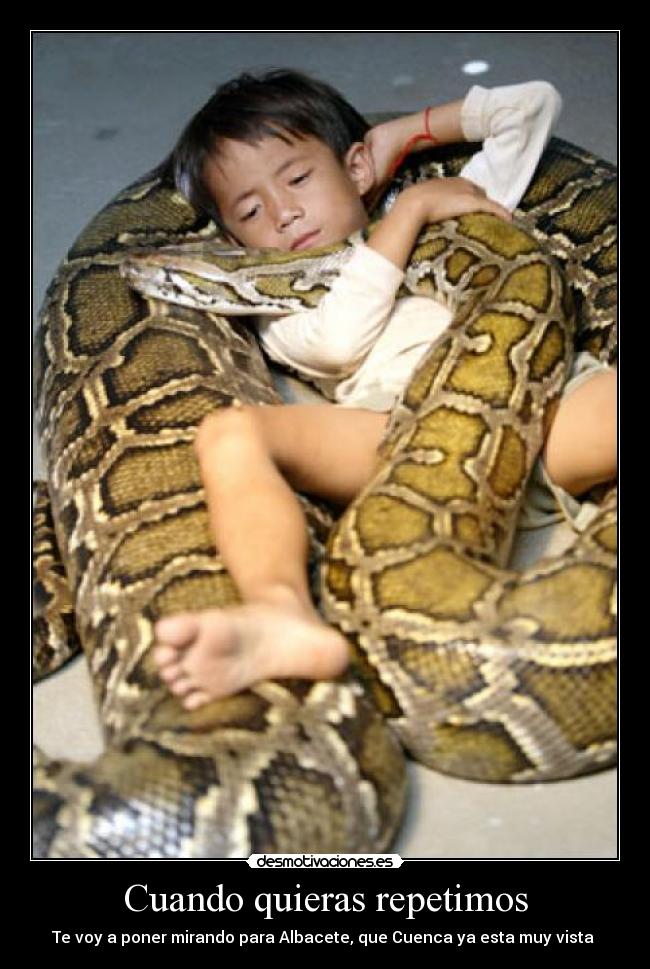 Cuando quieras repetimos - Te voy a poner mirando para Albacete, que Cuenca ya esta muy vista