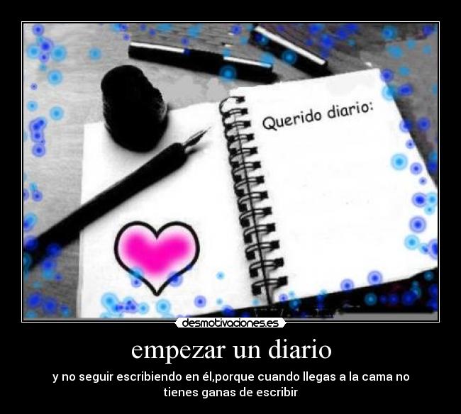 empezar un diario - 