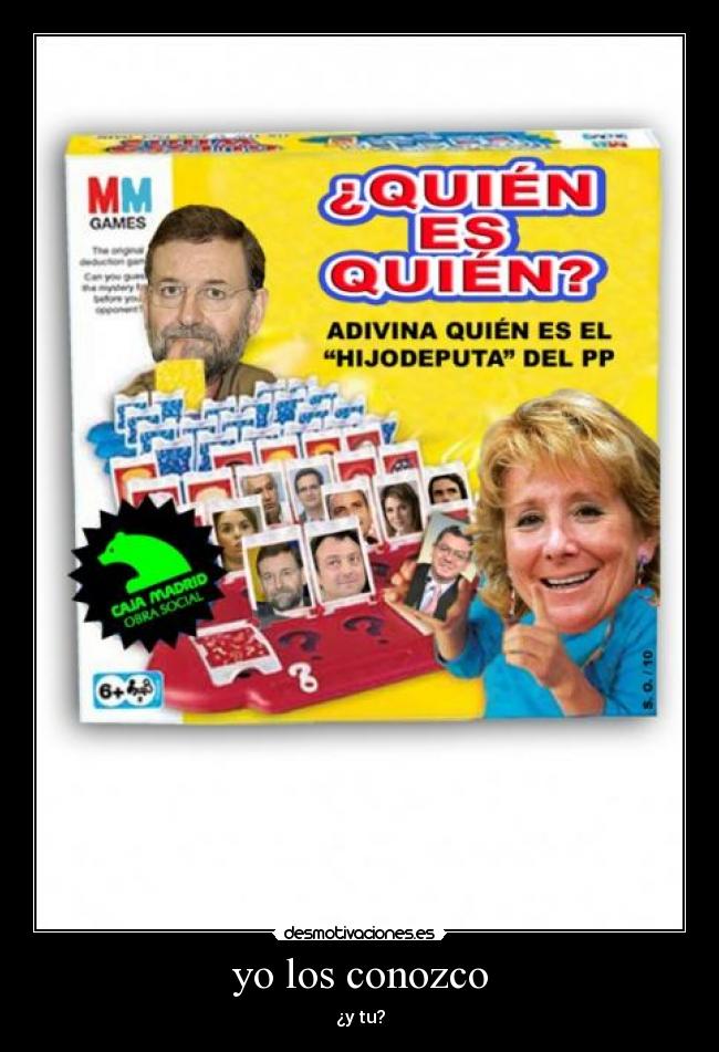 yo los conozco -