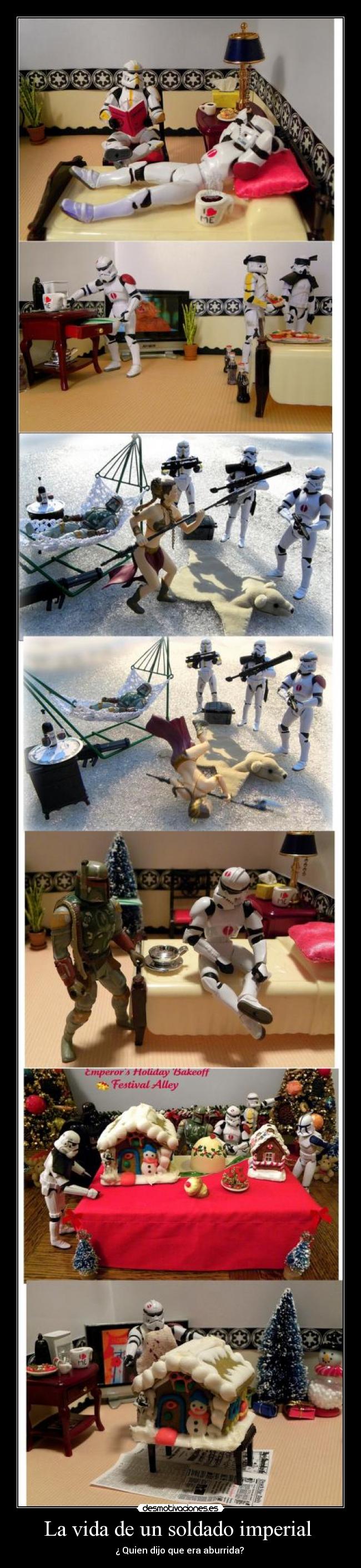 La vida de un soldado imperial -