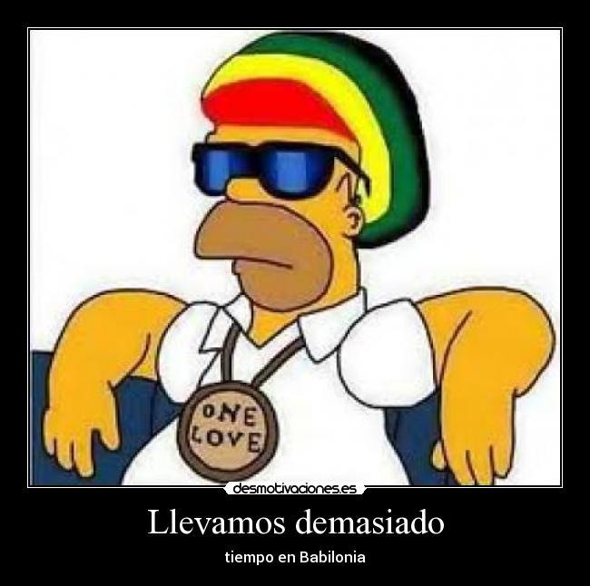 Llevamos demasiado -