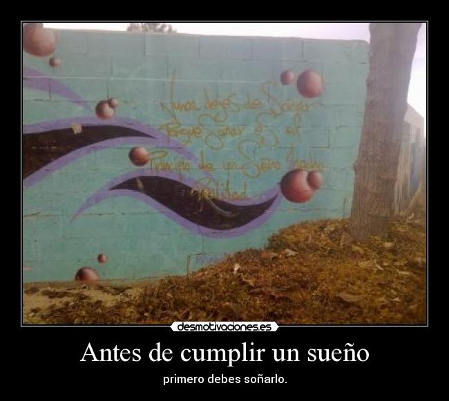 Antes de cumplir un sueño - 