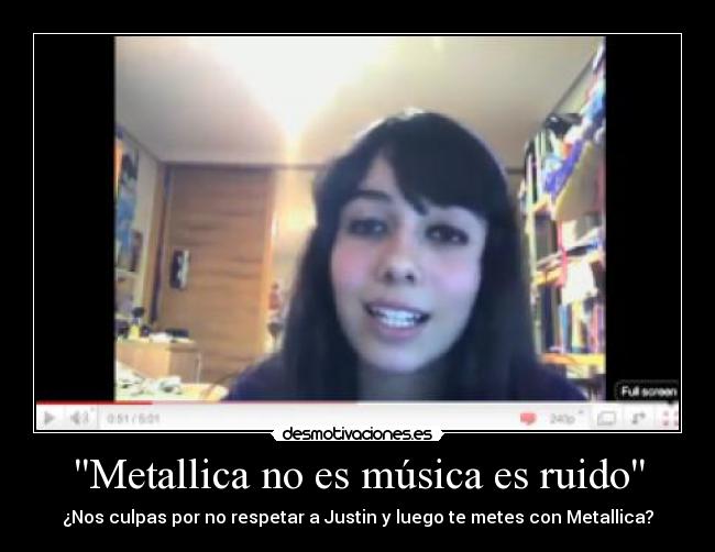 Metallica no es música es ruido - 