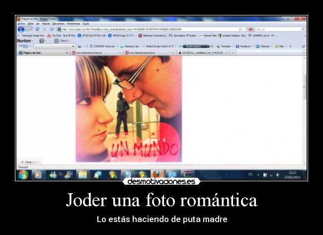 Joder una foto romántica - Lo estás haciendo de puta madre