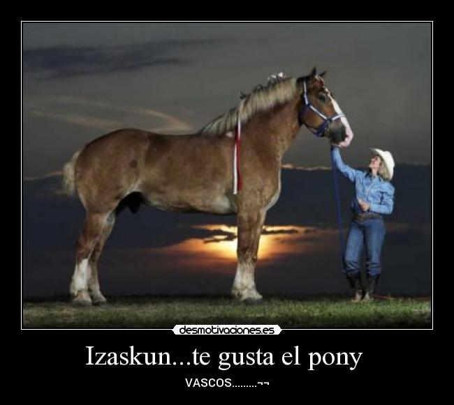 Izaskun...te gusta el pony -