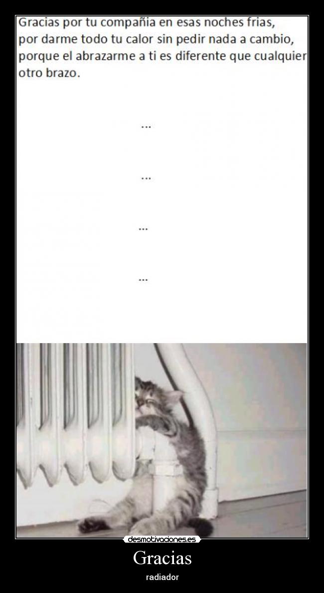 Gracias - radiador