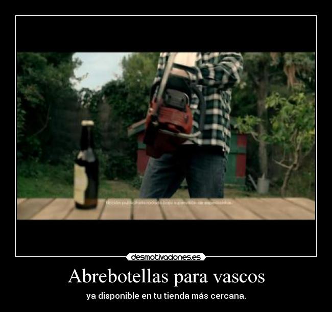 Abrebotellas para vascos - 