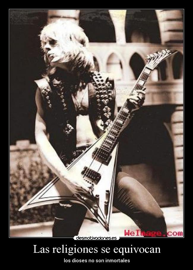 carteles randy rhoads relgiones dioses musica desmotivaciones