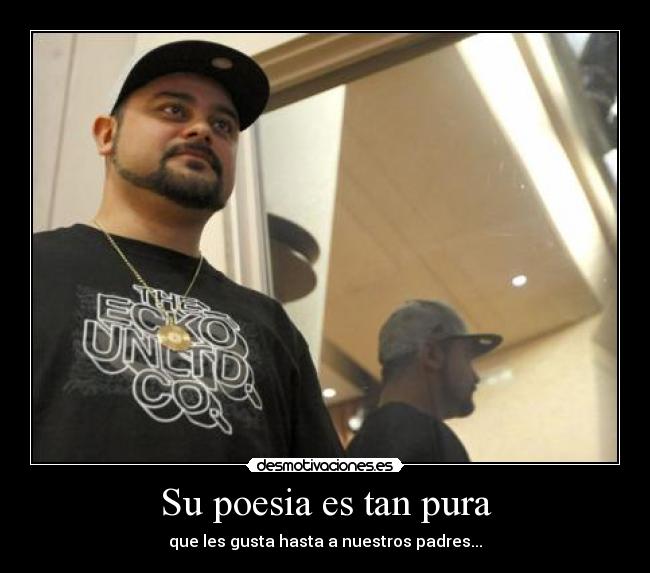 Su poesia es tan pura -