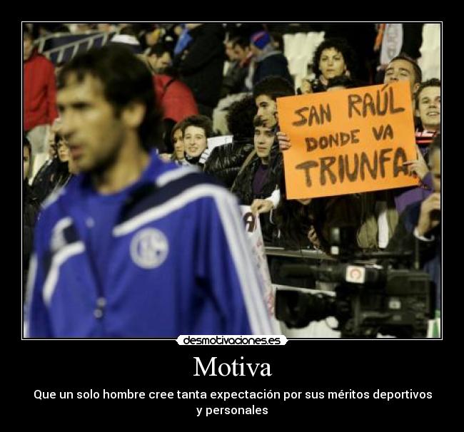 Motiva - Que un solo hombre cree tanta expectación por sus méritos deportivos y personales