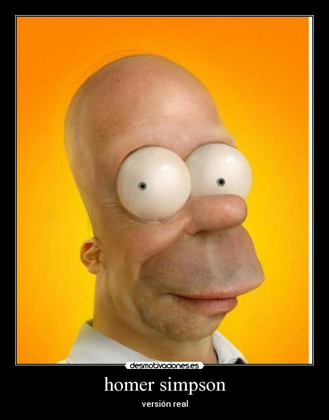 homer simpson - versión real