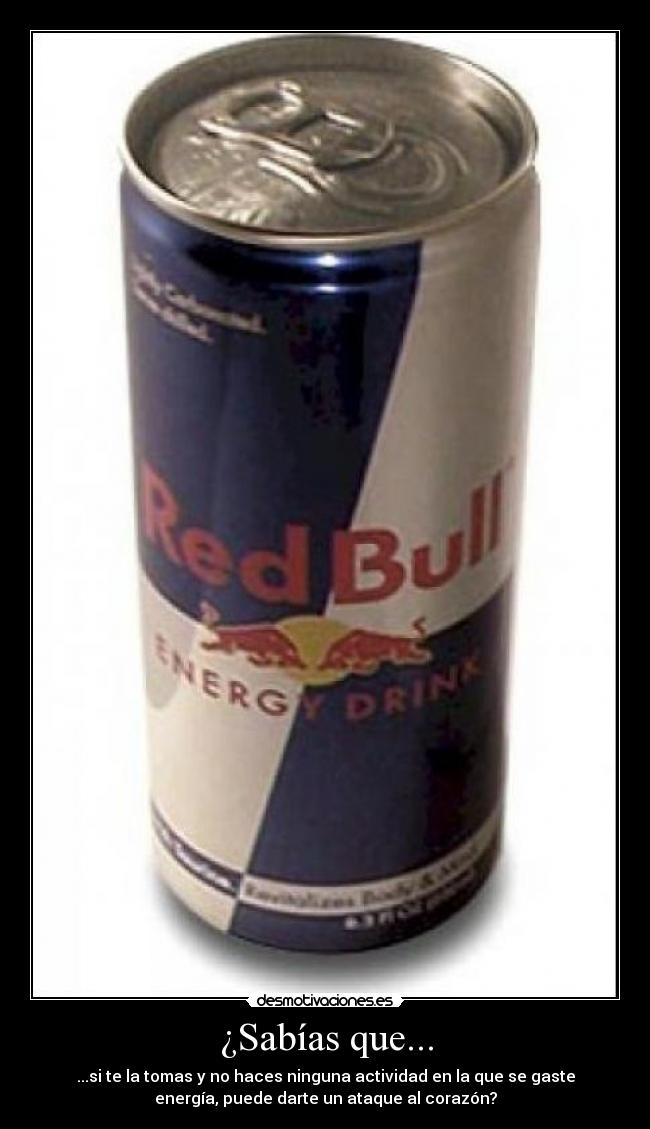 carteles red bull sabias que desmotivaciones