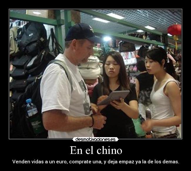En el chino -