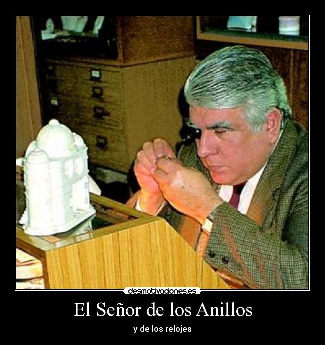 El Señor de los Anillos - y de los relojes