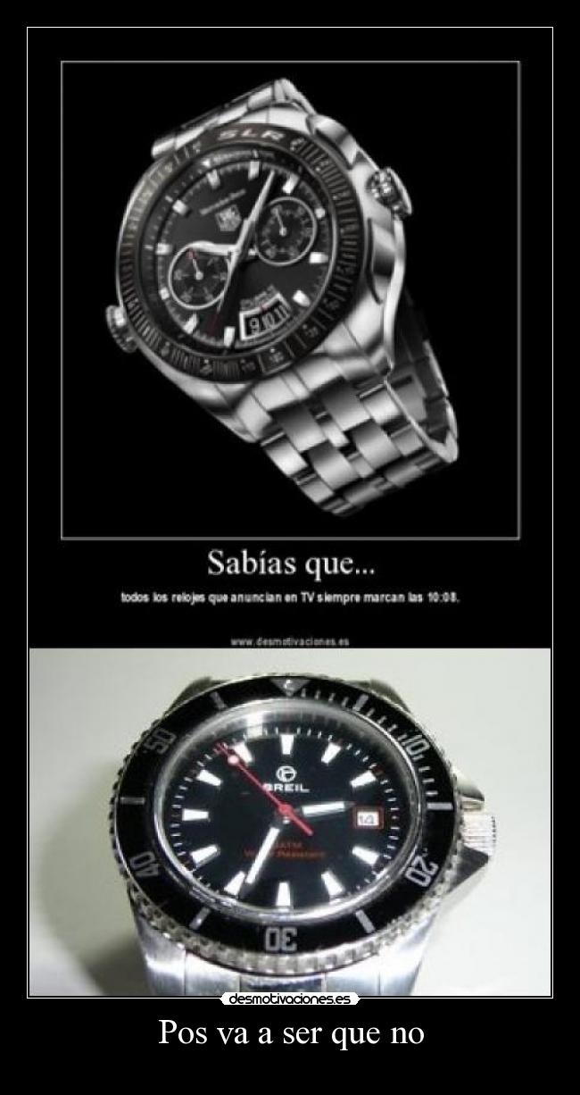 Pos va a ser que no -