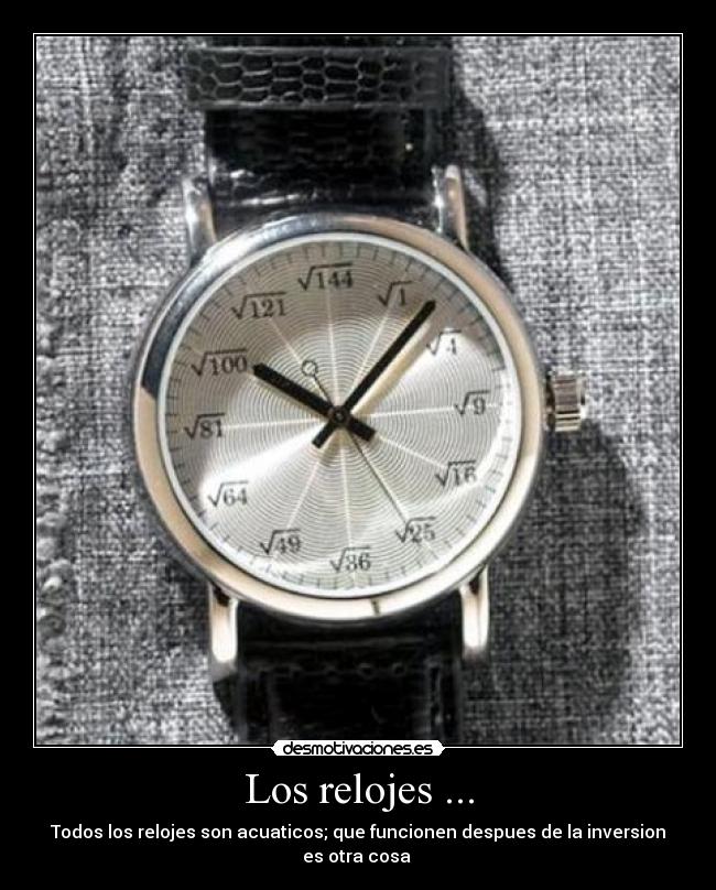 Los relojes ... - 